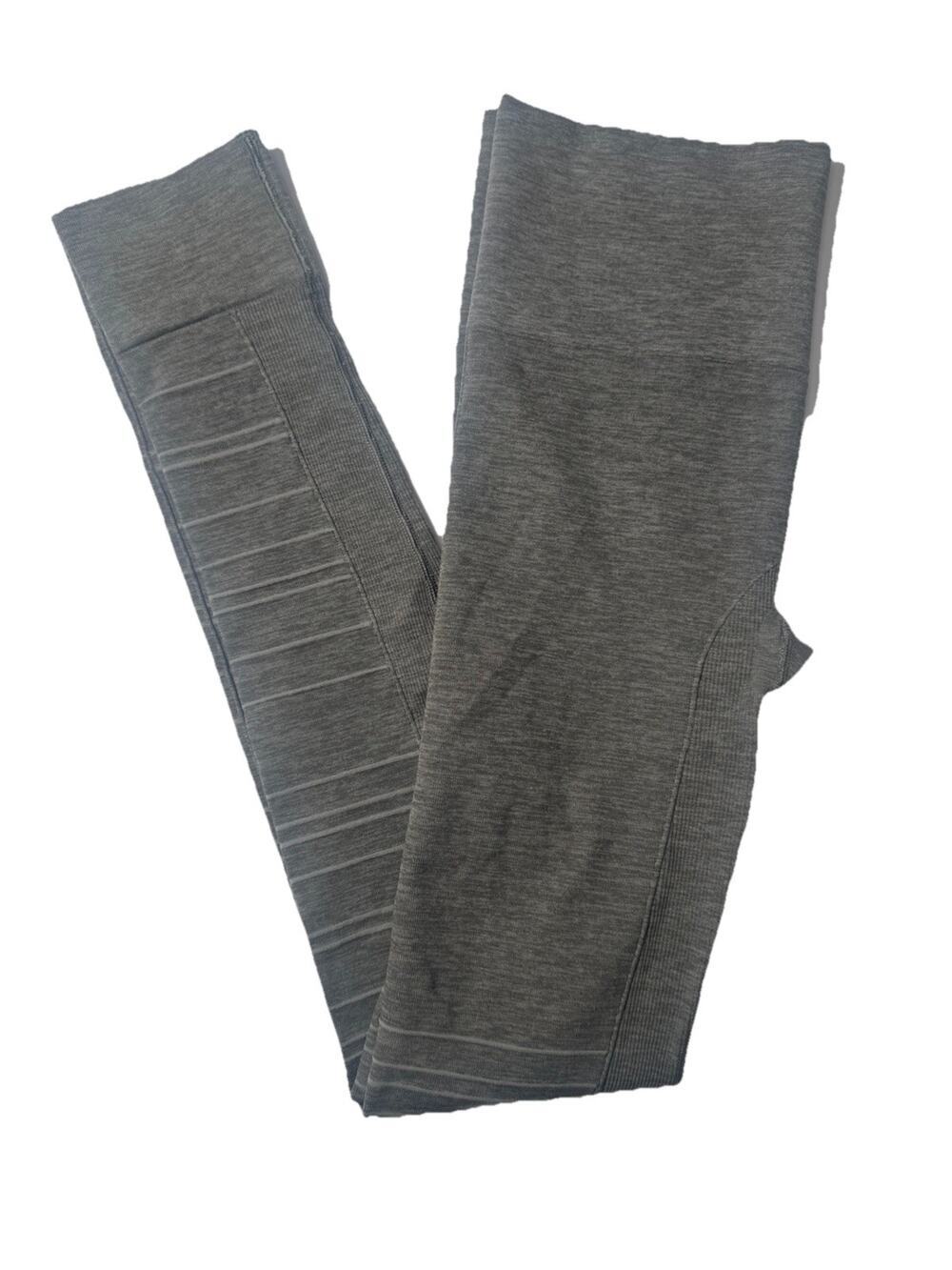 BLANQI Maternity Leggings Gray Compression Support Stretch Size Large